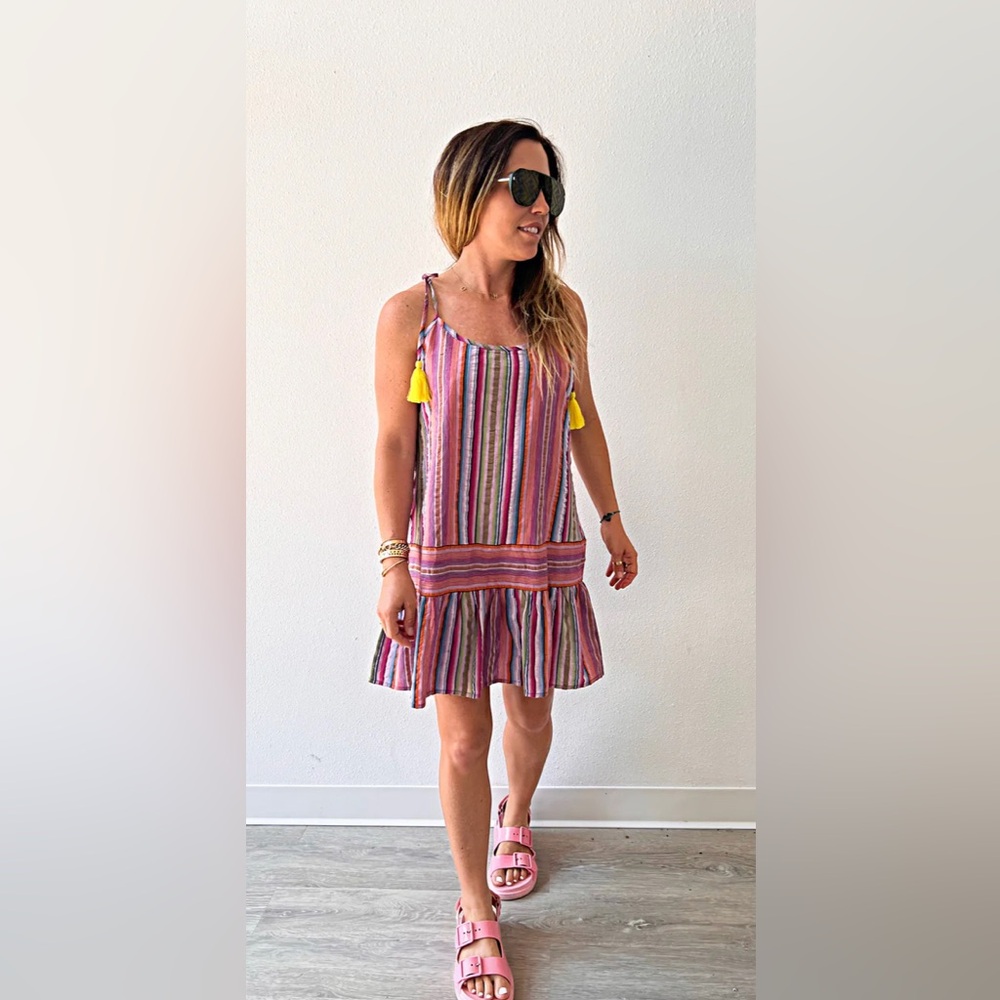 NWT Sur La Vague Havana Isla Mini Dress, small - medium